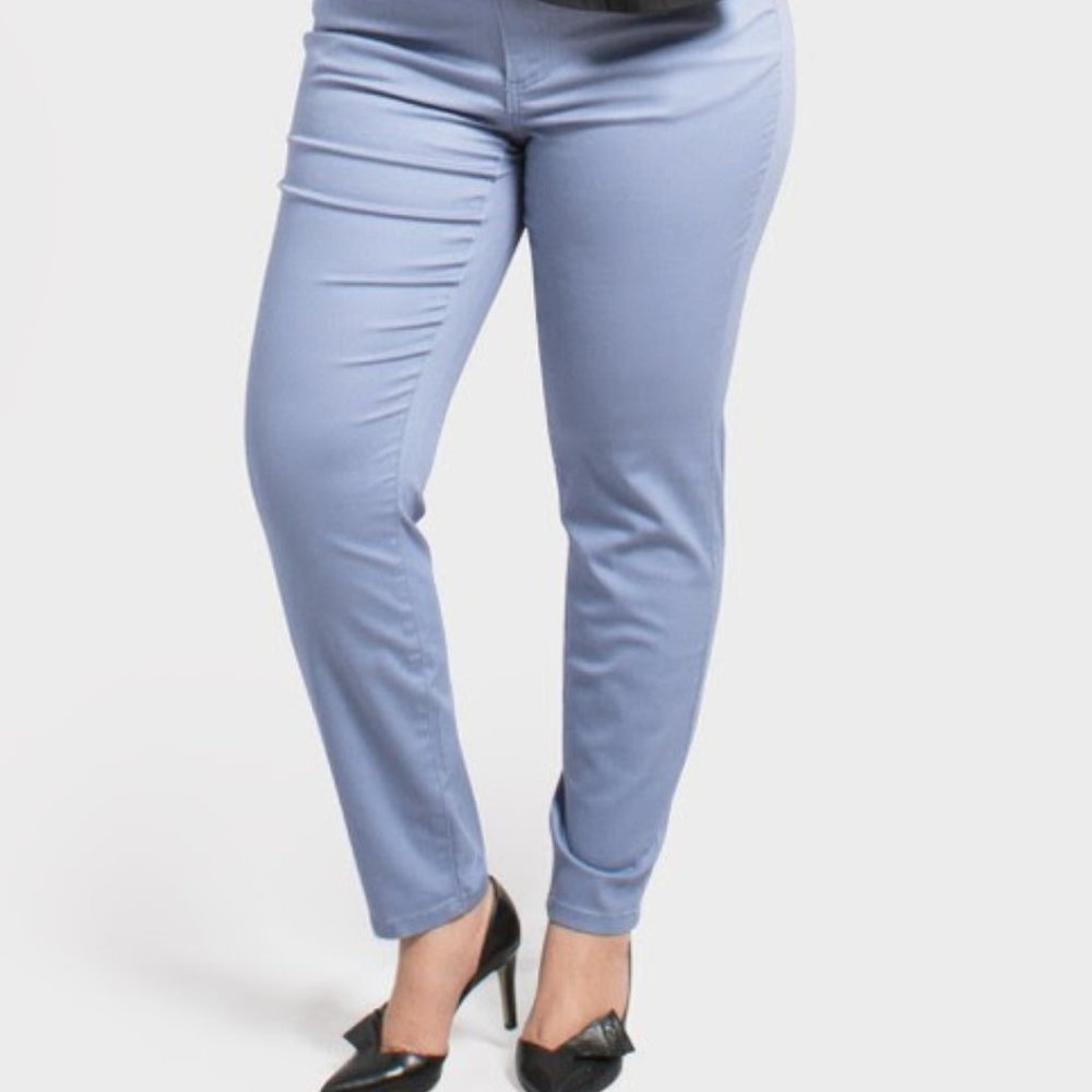 Periwinkle Women's Stretch Ankle Pants